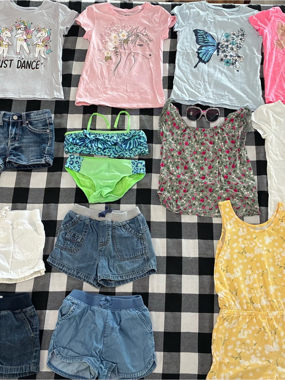 The Children's Place Girls Multi-Color Summer Clothing Set